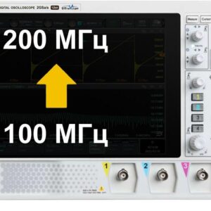 DHO1000-BWU10T20 Опция расширения полосы пропускания со 100 МГц до 200 МГц