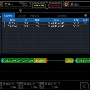 DS8000-R-AUTO Опция анализа и запуска по шинам CAN/LIN