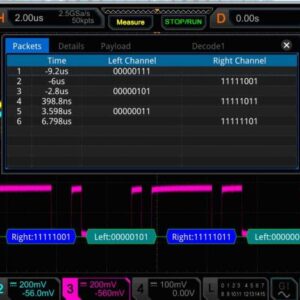 MSO8000-AUDIO Опция анализа и запуска по шинам I2S